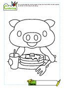 Coloring for Children: Eating