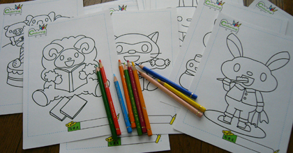 Free coloring pages for the children