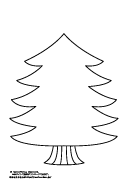 Coloring for Glued Paper Objects:Christmas Tree